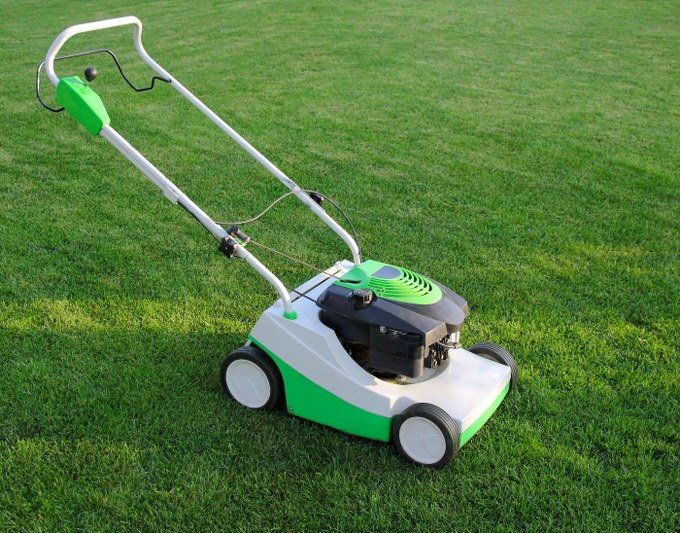 lawn mowing equipment